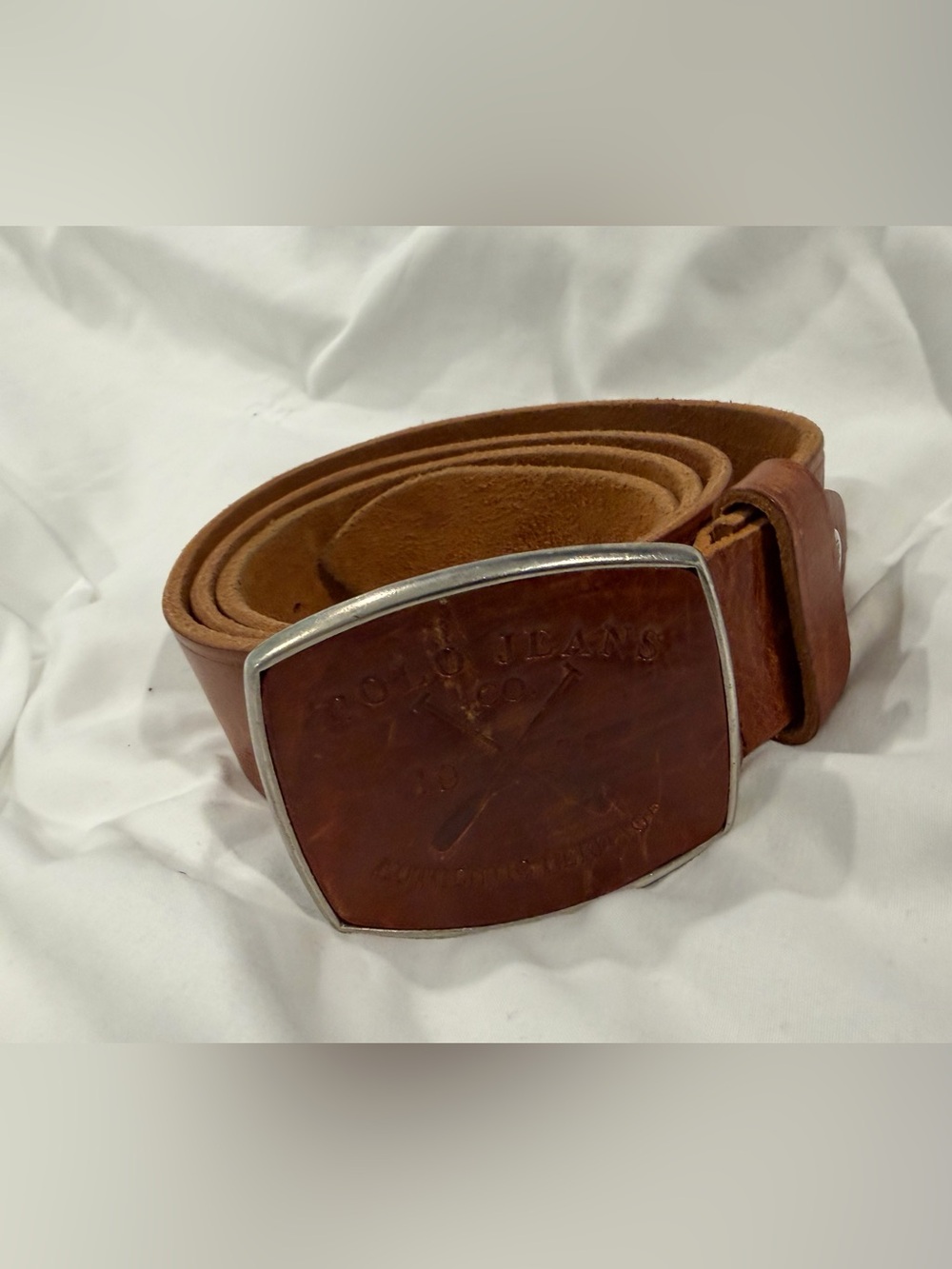 Polo Jeans Co. Ralph Lauren Genuine Leather Western Belt - RARE